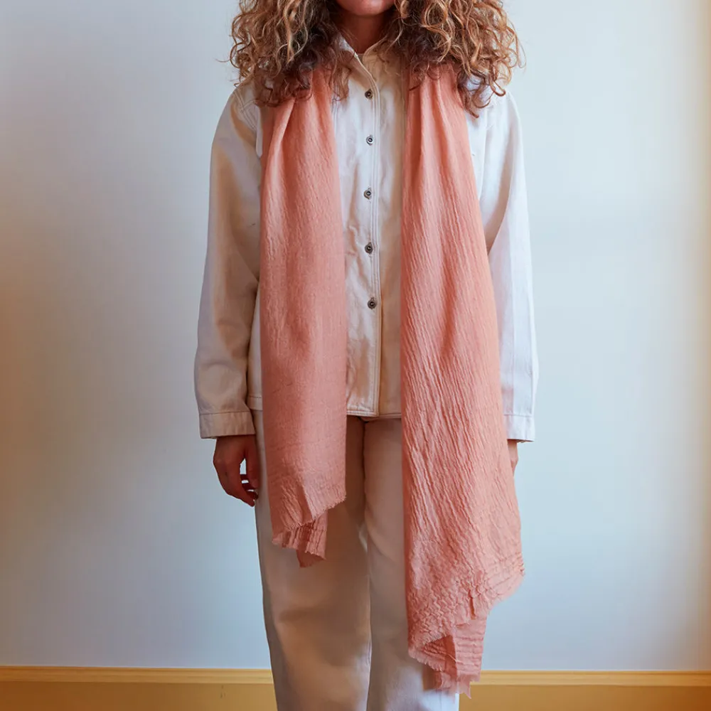 Women MERCI - Étole en laine - Rose