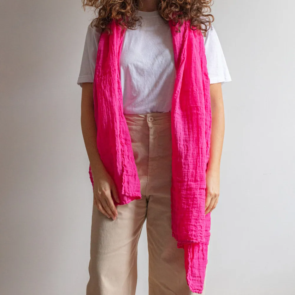 Women J01 Merci - Étole Légère - Fuchsia