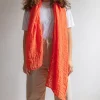 Women J01 Merci - Étole Légère - Orange