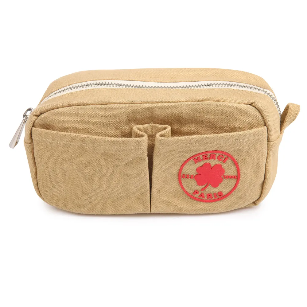 2103 VJ SOURCING Merci - Trousse en canvas Weekender - Beige