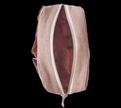 200 LINTEX Merci - Trousse en lin lavé - Rose d'Argile