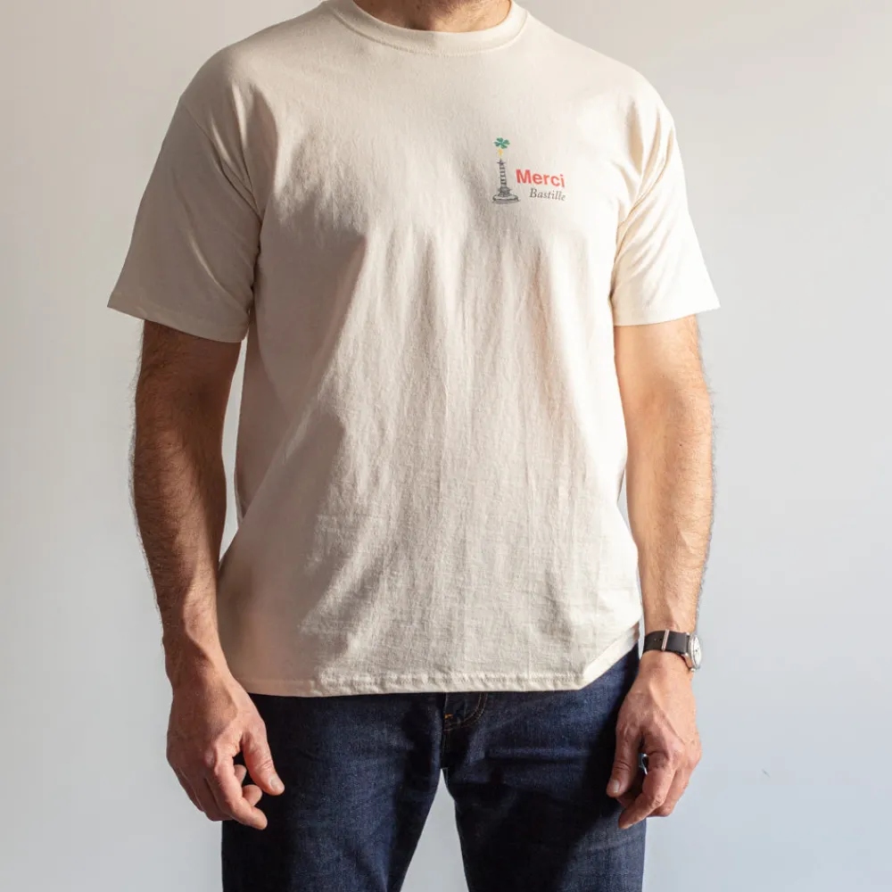 Women M05 Merci - T-Shirt Bastille - Ecru
