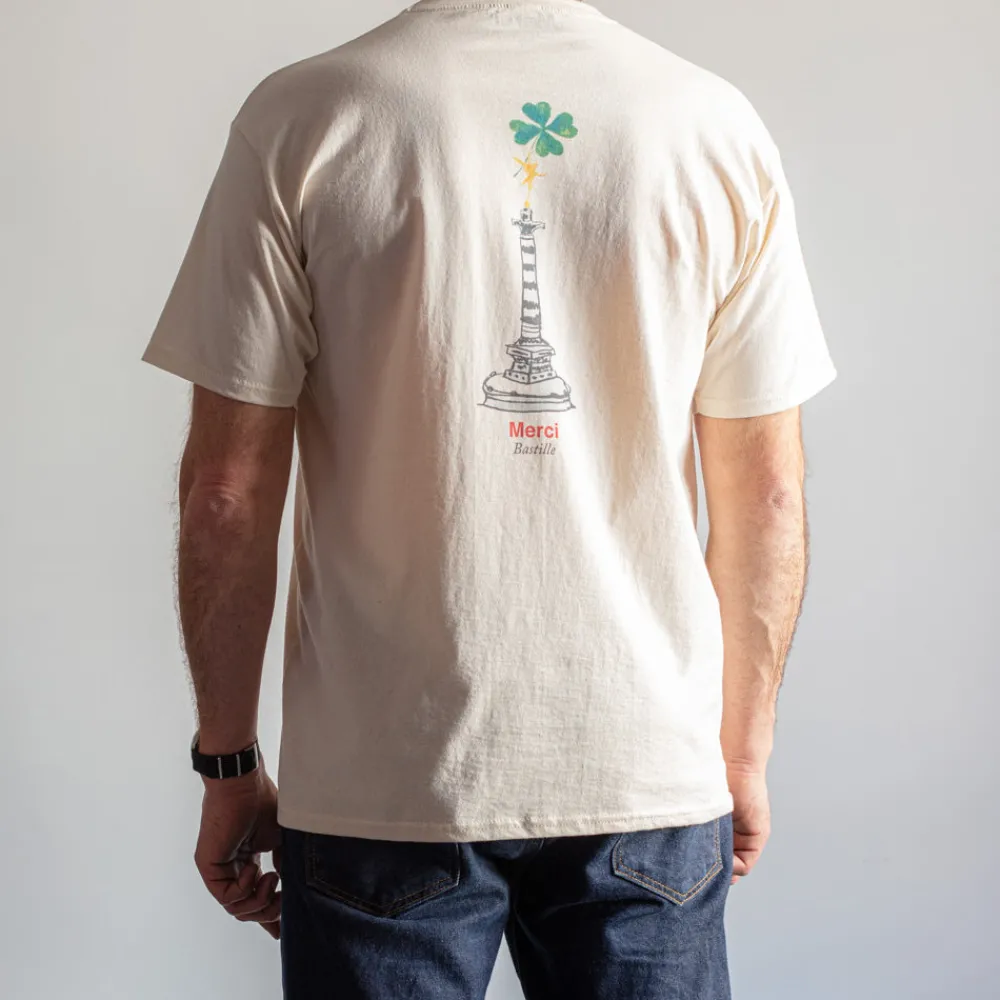 Women M05 Merci - T-Shirt Bastille - Ecru