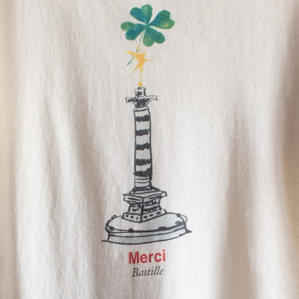 Women M05 Merci - T-Shirt Bastille - Ecru