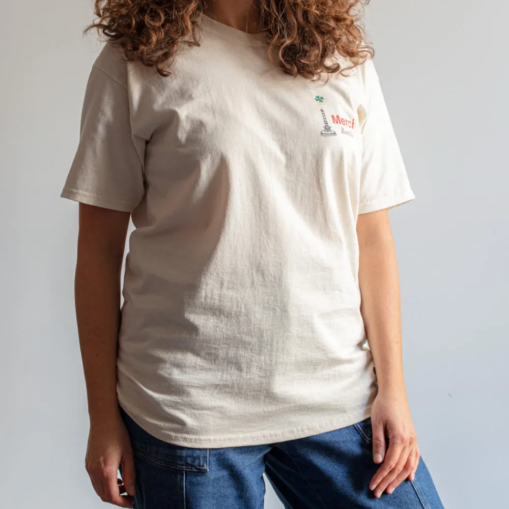 Women M05 Merci - T-Shirt Bastille - Ecru