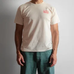 M05 Merci - T-shirt Cafe Non Merci - Ecru