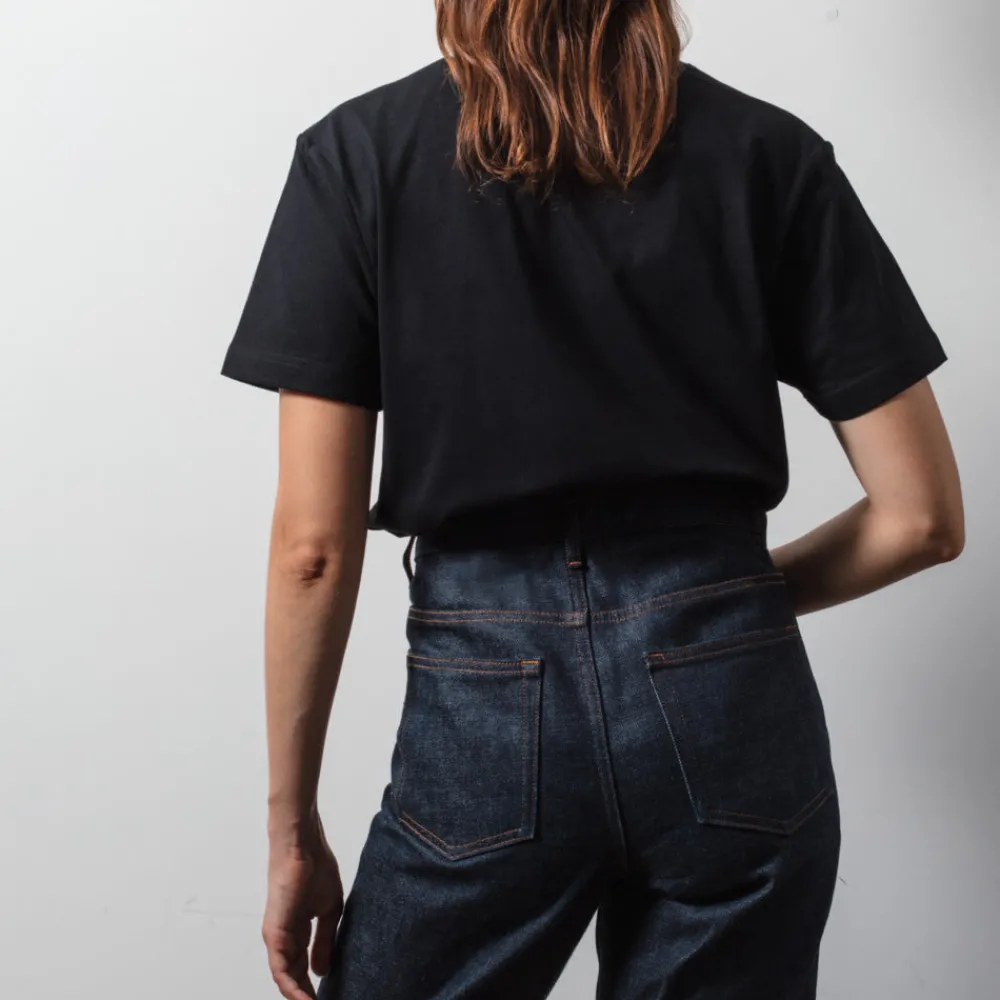 Women M05 Merci - T-Shirt Gothique Non Merci - Noir