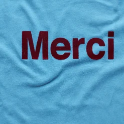 Women MERCI - T-shirt logo - Bleu