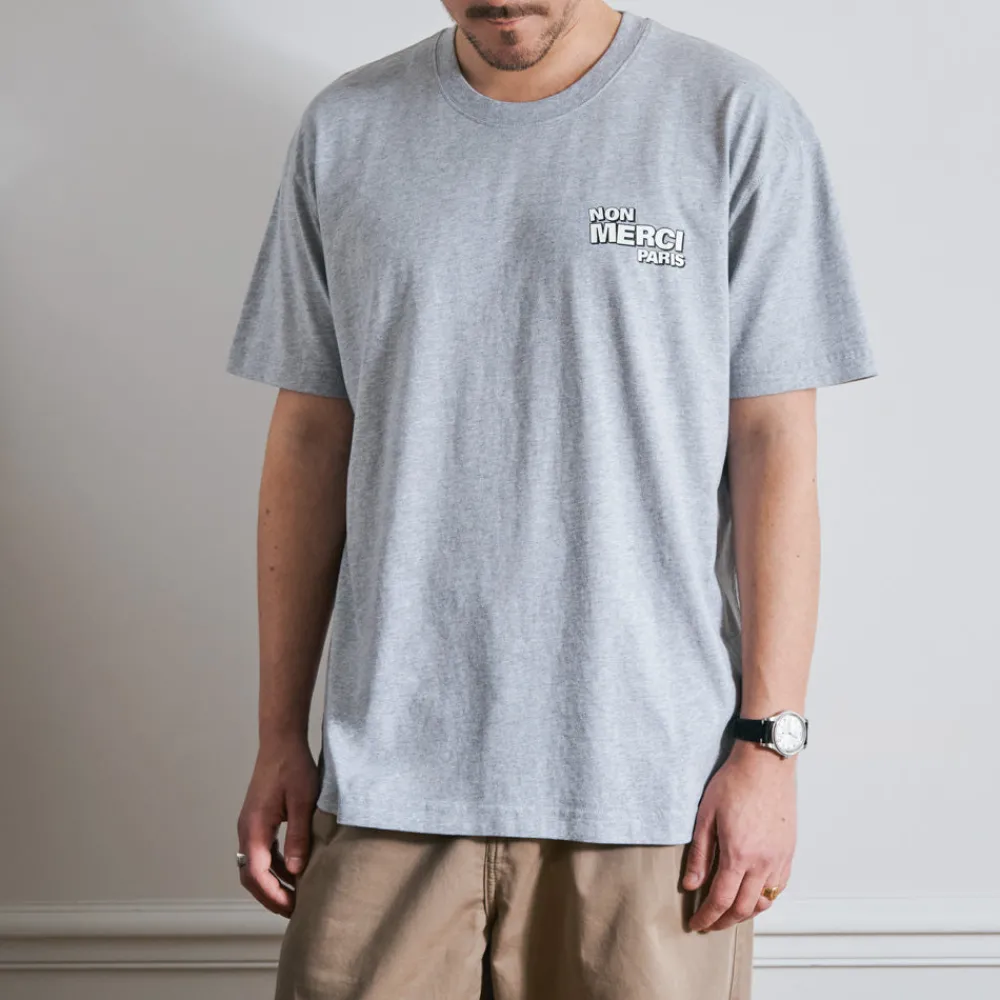 Women BS01 Merci - T-Shirt Non Merci - Gris