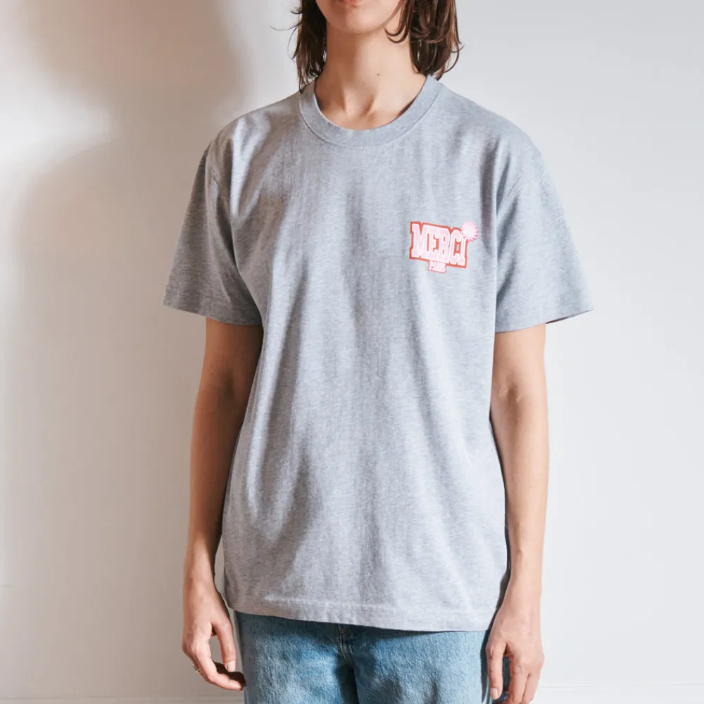 Women BS01 Merci - T-Shirt Non Merci College - Gris