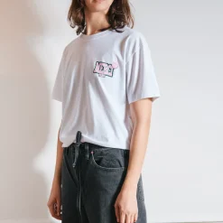 Women BS01 Merci - T-Shirt Non Merci College - Blanc