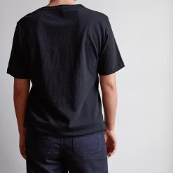 Women MERCI - T-shirt uni en coton - Noir