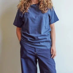 Women H02 Merci - T-shirt unisexe - Bleu Marine