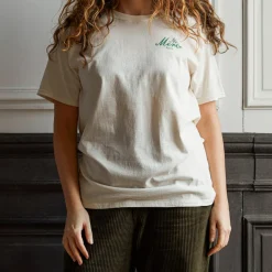 Women Merci - T-Shirt unisexe Non "Rive Gauche" - Beige