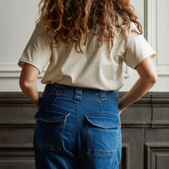 Women Merci - T-Shirt unisexe Non "Rive Gauche" - Beige