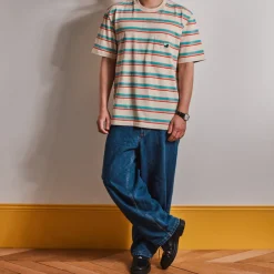 MJ01 Merci - T-Shirt Vadim Stripes - Rose