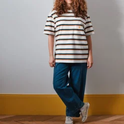 MJ01 Merci - T-Shirt Vadim Stripes - Crème