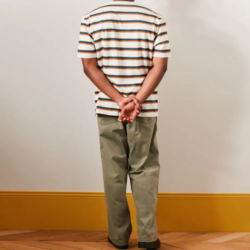 MJ01 Merci - T-Shirt Vadim Stripes - Crème