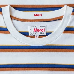 MJ01 Merci - T-Shirt Vadim Stripes - Crème