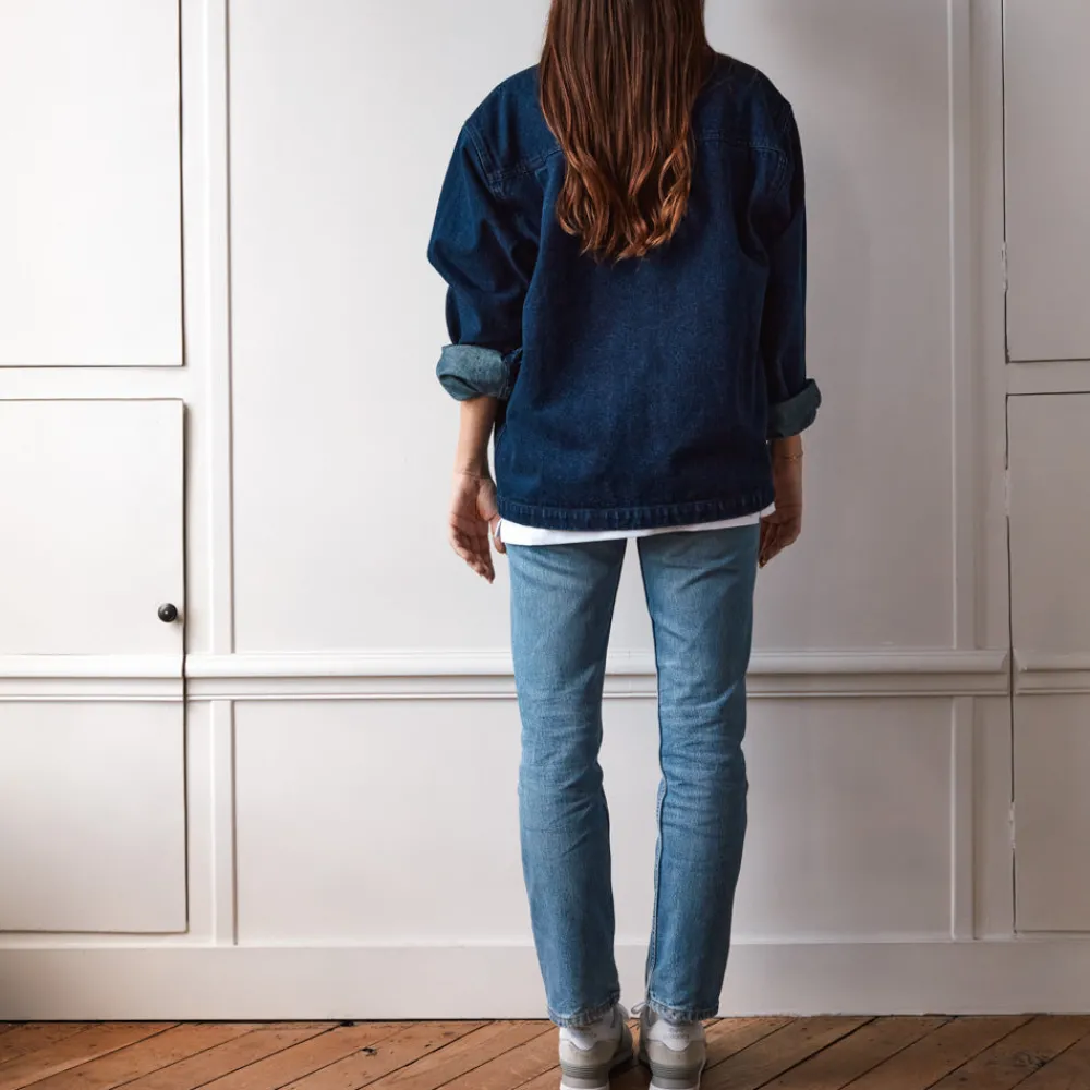 Women MJ01 Merci - Veste Marvin - Bleu