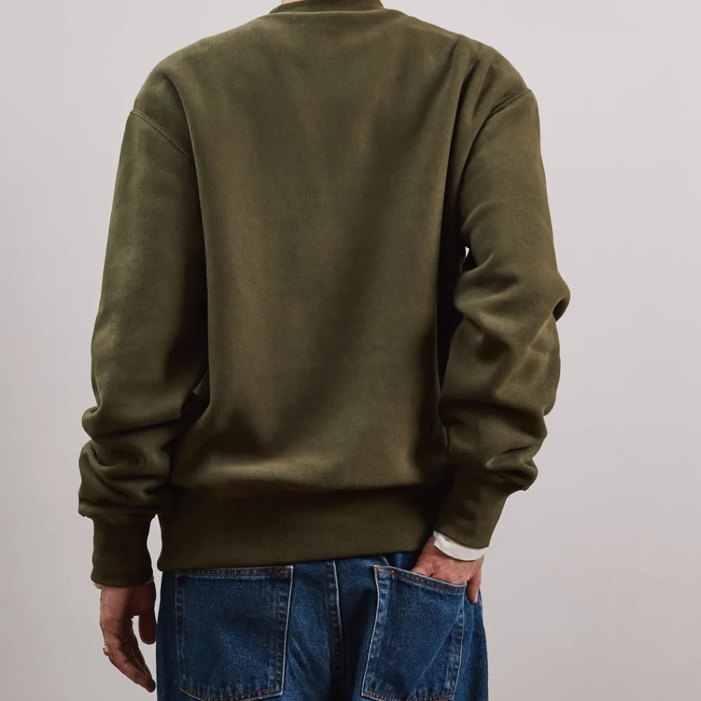 Women CHAMPION Merci x - Crewneck - Olive