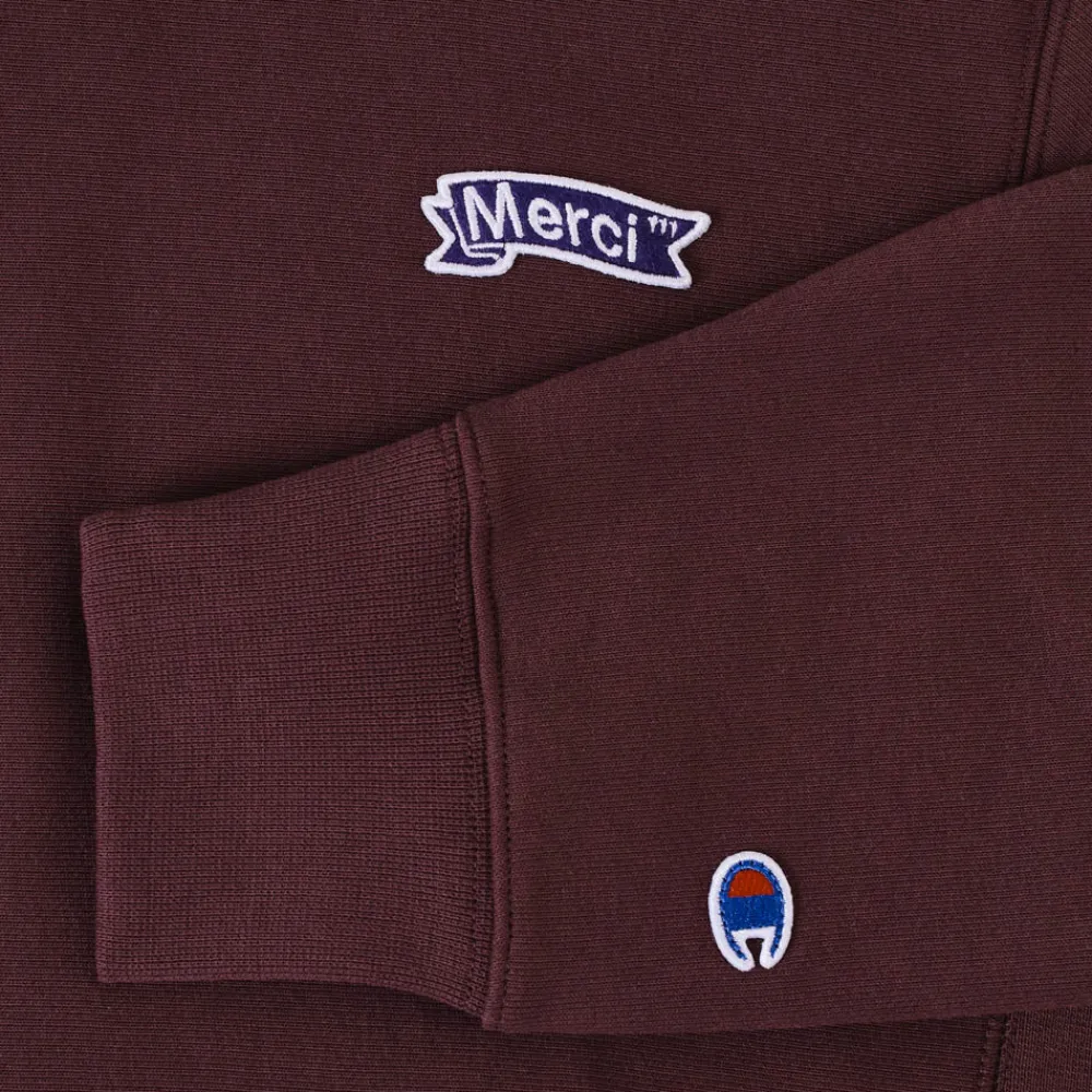 Women CHAMPION Merci x - Sweat à Capuche - Marron