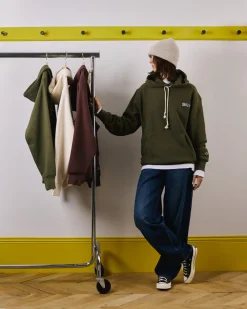 Women CHAMPION Merci x - Sweat à Capuche - Olive