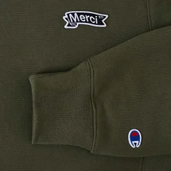 Women CHAMPION Merci x - Sweat à Capuche - Olive