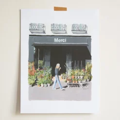 2202 IMPRIM AD HOC Merci x Ján Teplan - Affiche Coffee Flowers