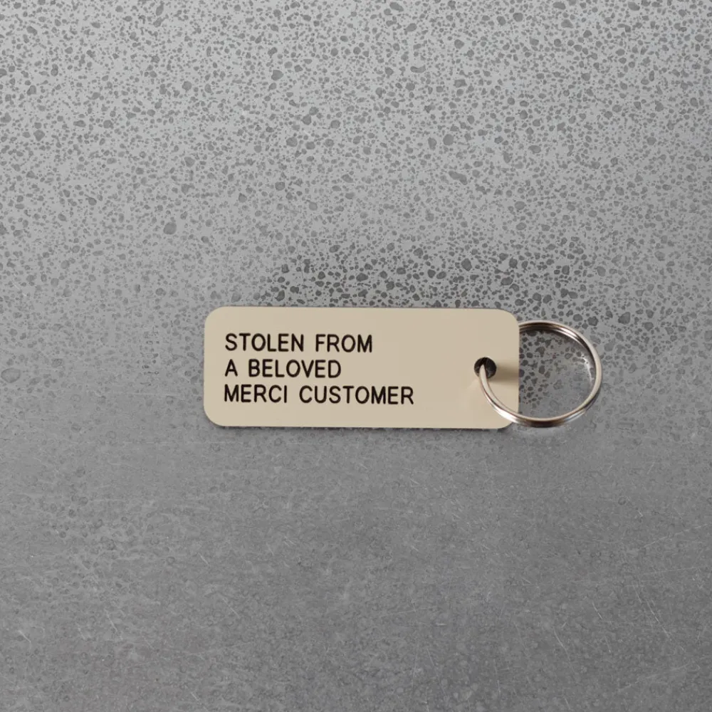 Women Various Keytags Merci x - Porte-clé "Stolen From a Beloved" - Beige