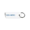 Women Various Keytags Merci x - Porte-clé "Non Merci" - Blanc