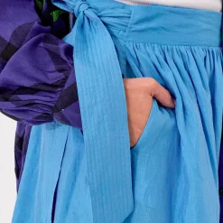 Women Mii Collection - Jupe Marie-Agnes - Bleu