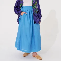 Women Mii Collection - Jupe Marie-Agnes - Bleu
