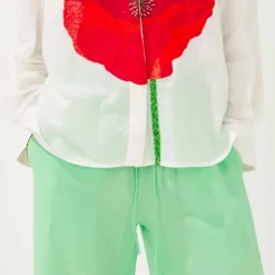 Women Mii Collection - Pantalon Sablon - Vert