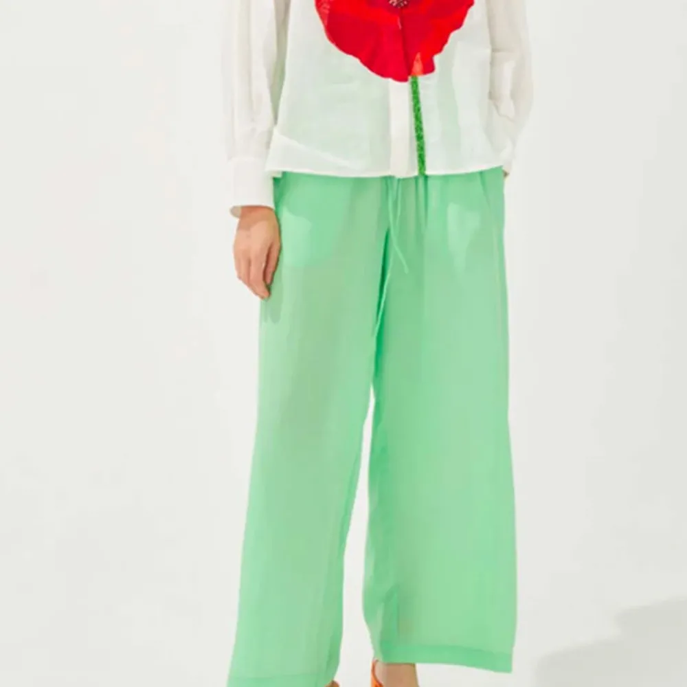 Women Mii Collection - Pantalon Sablon - Vert