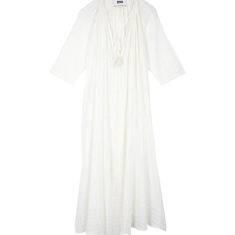 Women Mii Collection - Robe Djelaba - Blanc