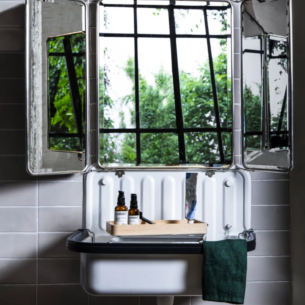 2933 DECOCLICO Miroir barbier 3 faces