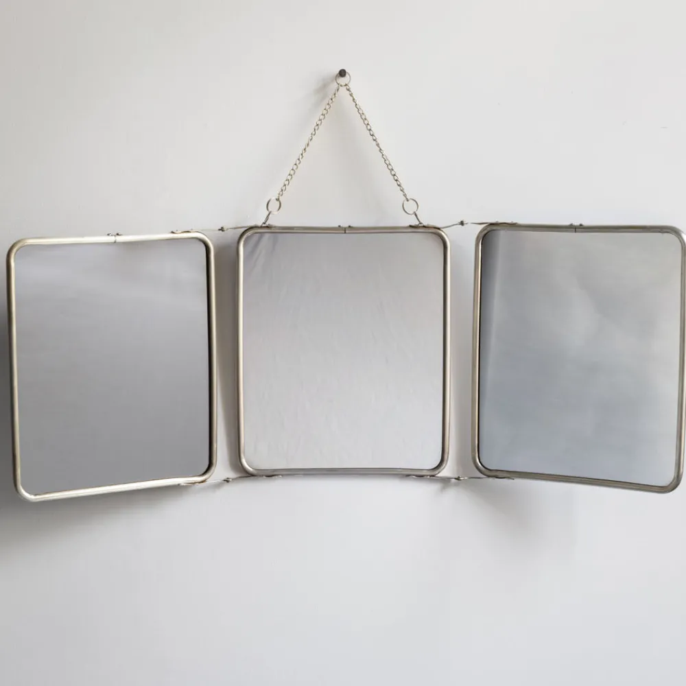 2933 DECOCLICO Miroir barbier 3 faces