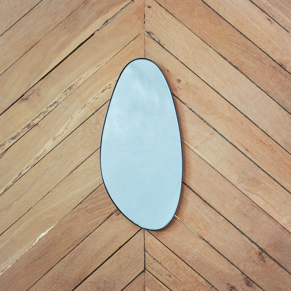259 SERAX Miroir ovale - Noir