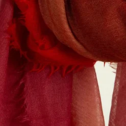 Women Mirror in the Sky - Echarpe Semi Shaw - Rouge