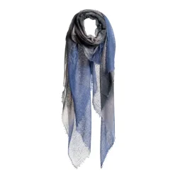Women Mirror in the Sky - Foulard St Tropez - Dip dye Bleu