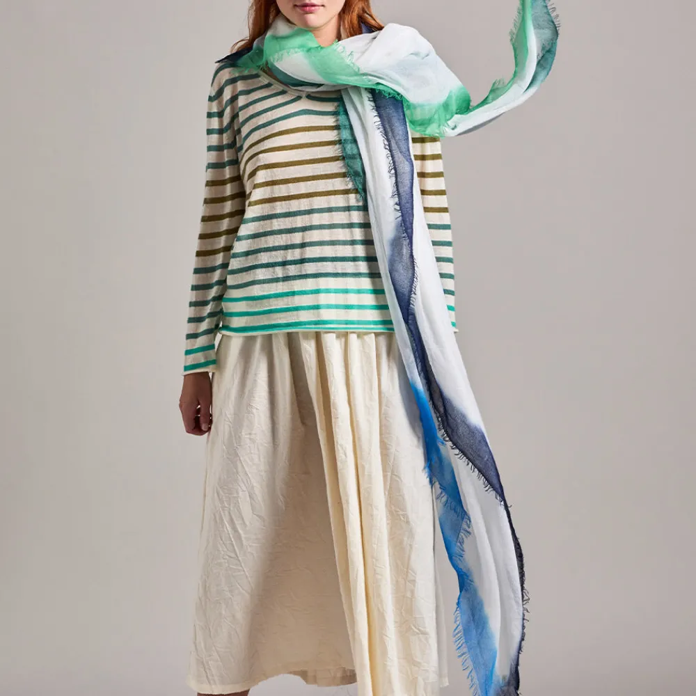 Women MIRROR IN THE SKY - Foulard Souffle - Blues