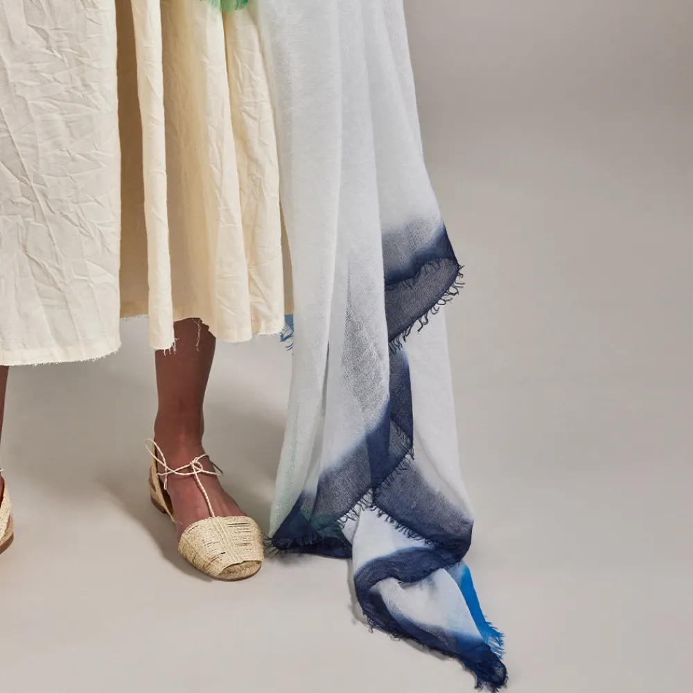 Women MIRROR IN THE SKY - Foulard Souffle - Blues