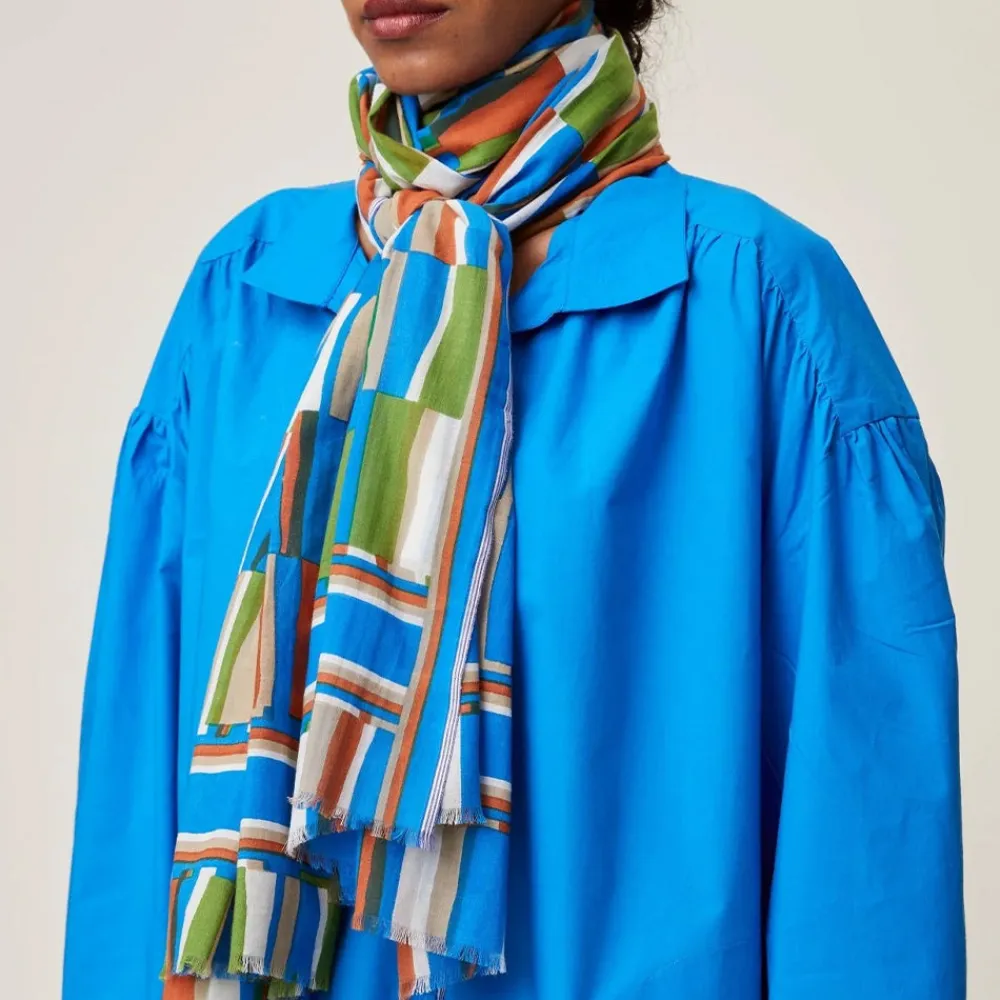 Women MOISMONT - Echarpe N°720 - Blue Worker