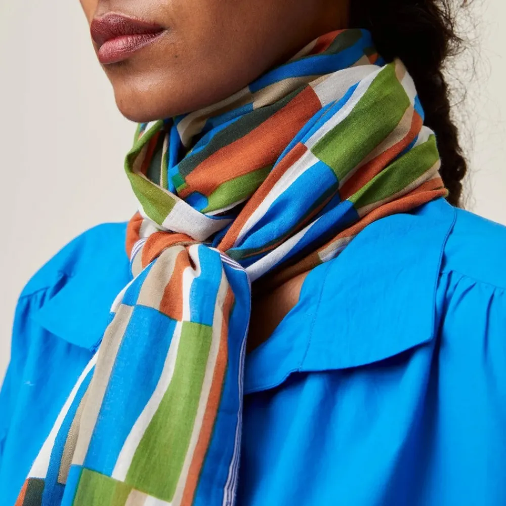 Women MOISMONT - Echarpe N°720 - Blue Worker