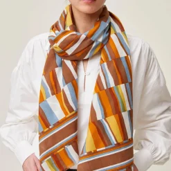Women MOISMONT - Echarpe N°720 - Tabac