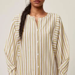 Women MOISMONT - Robe Rayures - Naturel