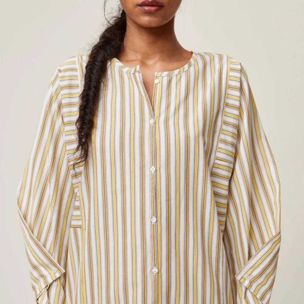 Women MOISMONT - Robe Rayures - Naturel