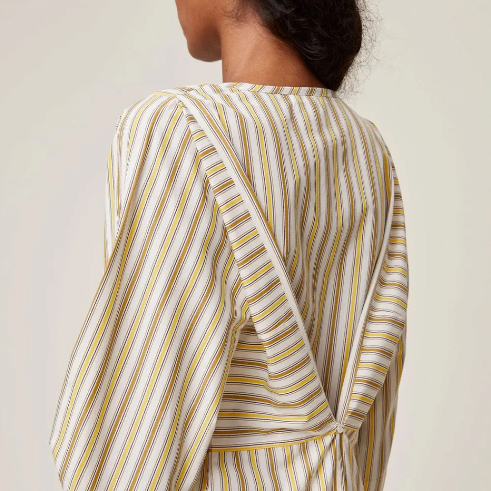 Women MOISMONT - Robe Rayures - Naturel