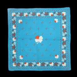 Women Moismont x Merci - Bandana Trèfle - Turquoise